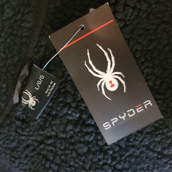 Spyder fleece lined full zip mens large - Picture 4 of 8